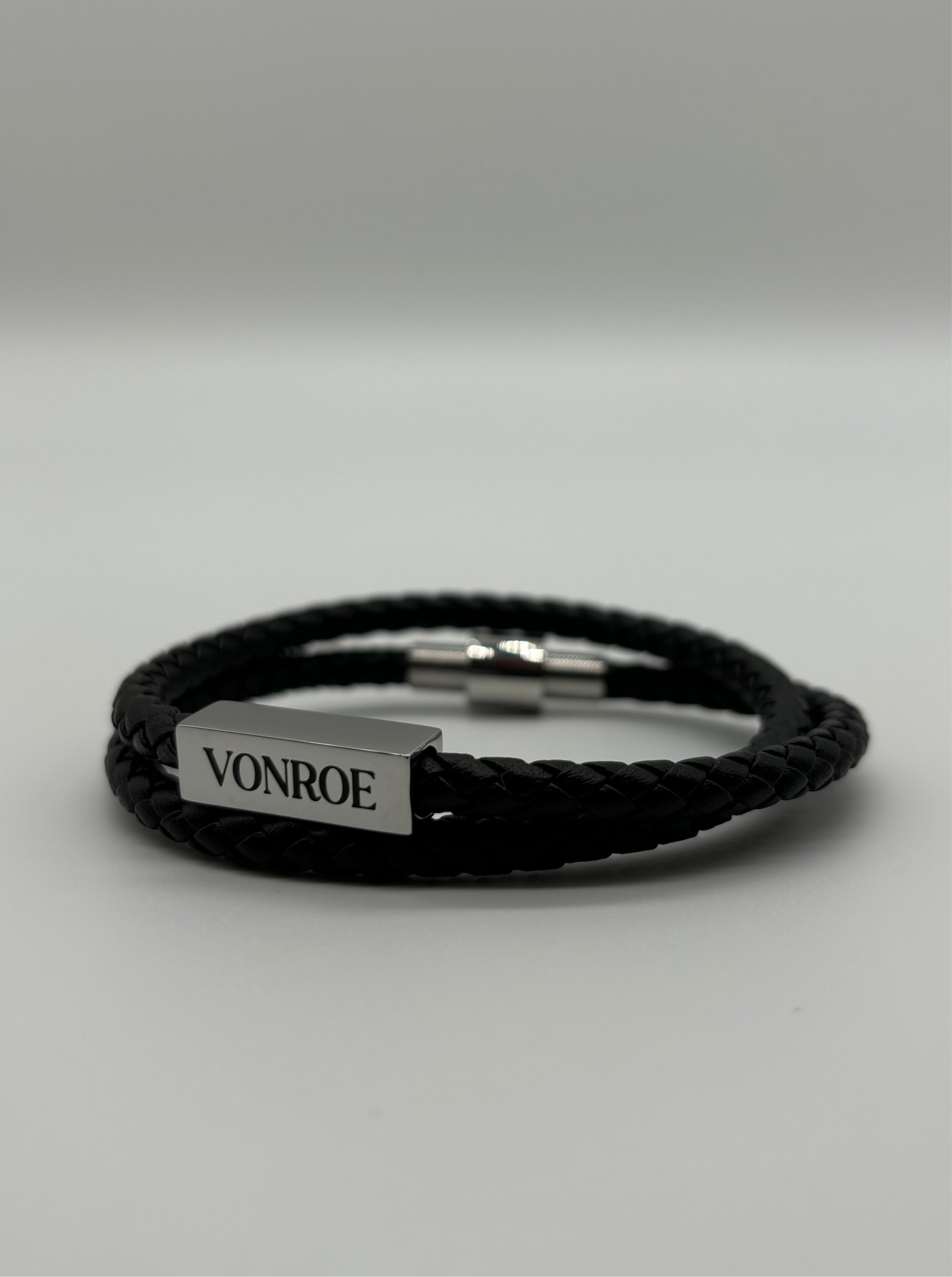 Vonroe Leather Bracelet - Black