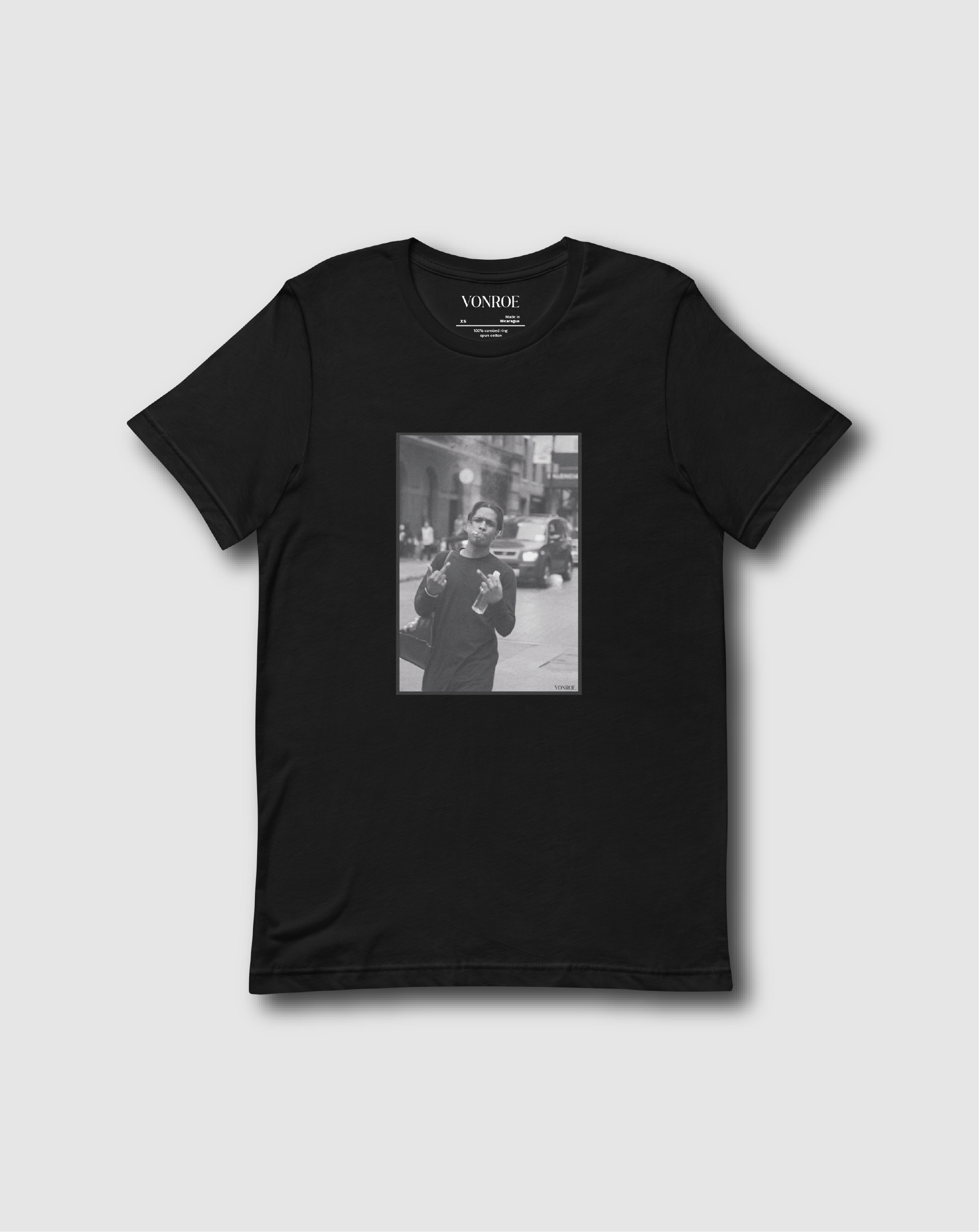 ASAP ROCKY T SHIRT BLACK VONROE