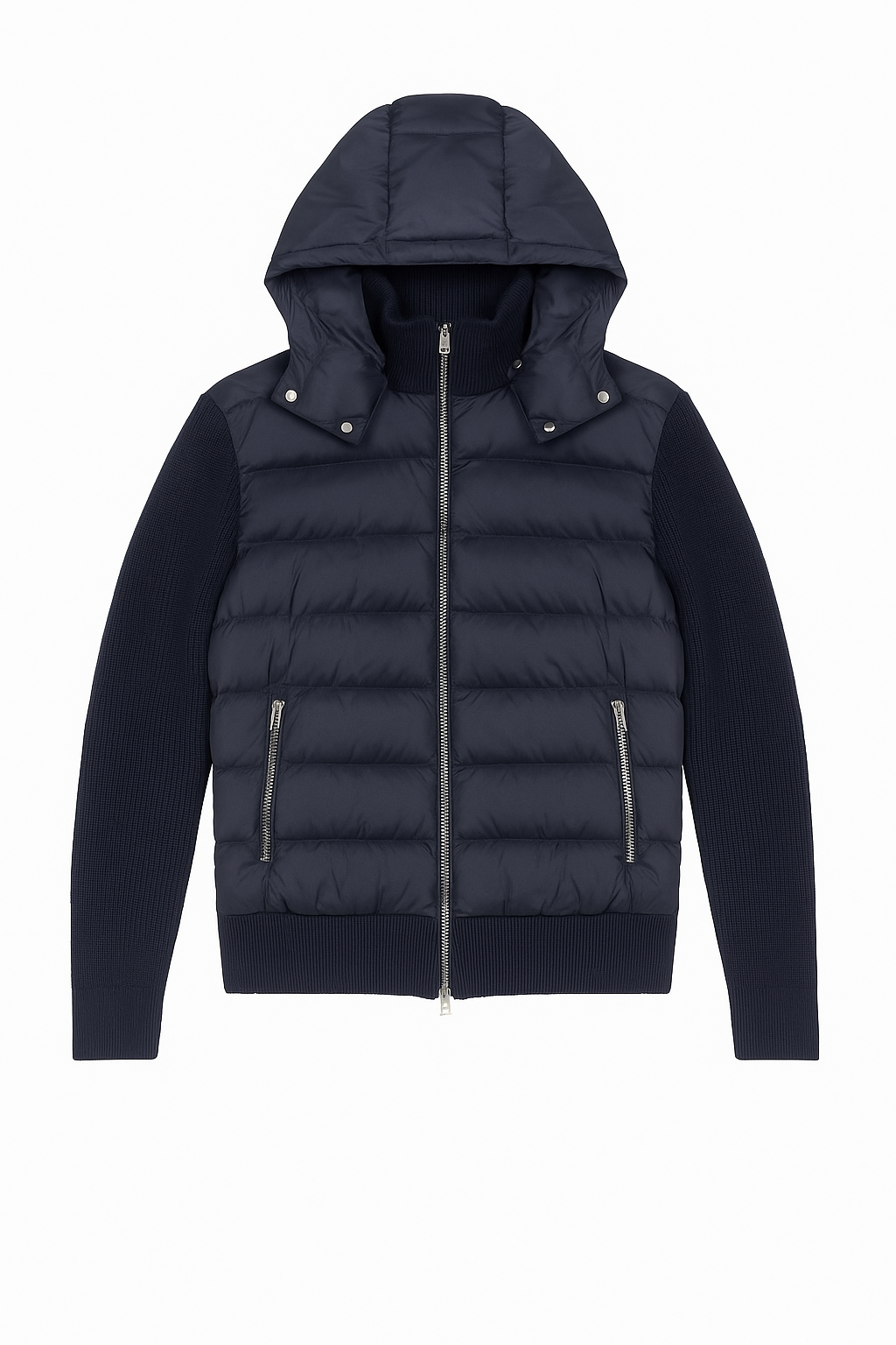 Vonroe Hooded Cardigan - Navy Blue