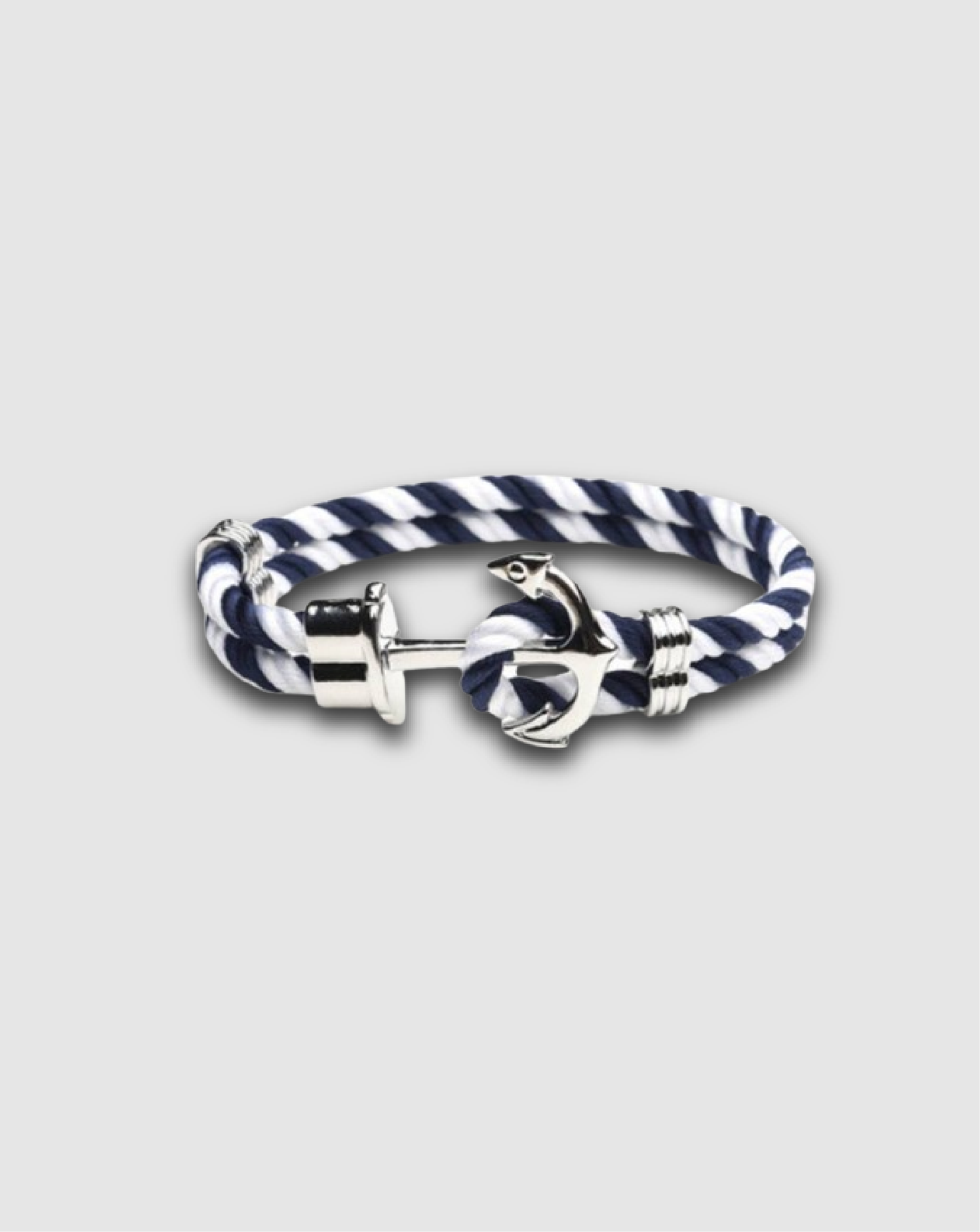 ANCHOR BRACELET - NAVY BLUE/WHITE