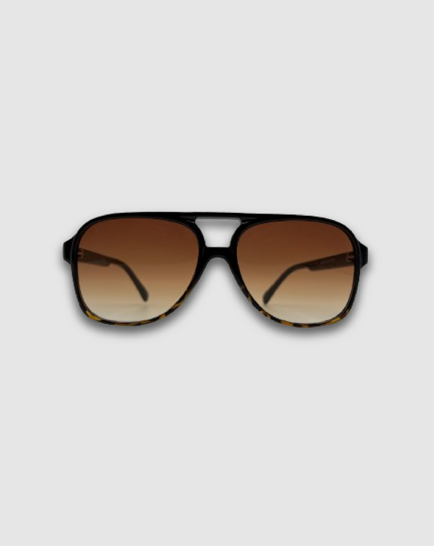 VONROE SUNGLASSES - BROWN/BLACK FADE