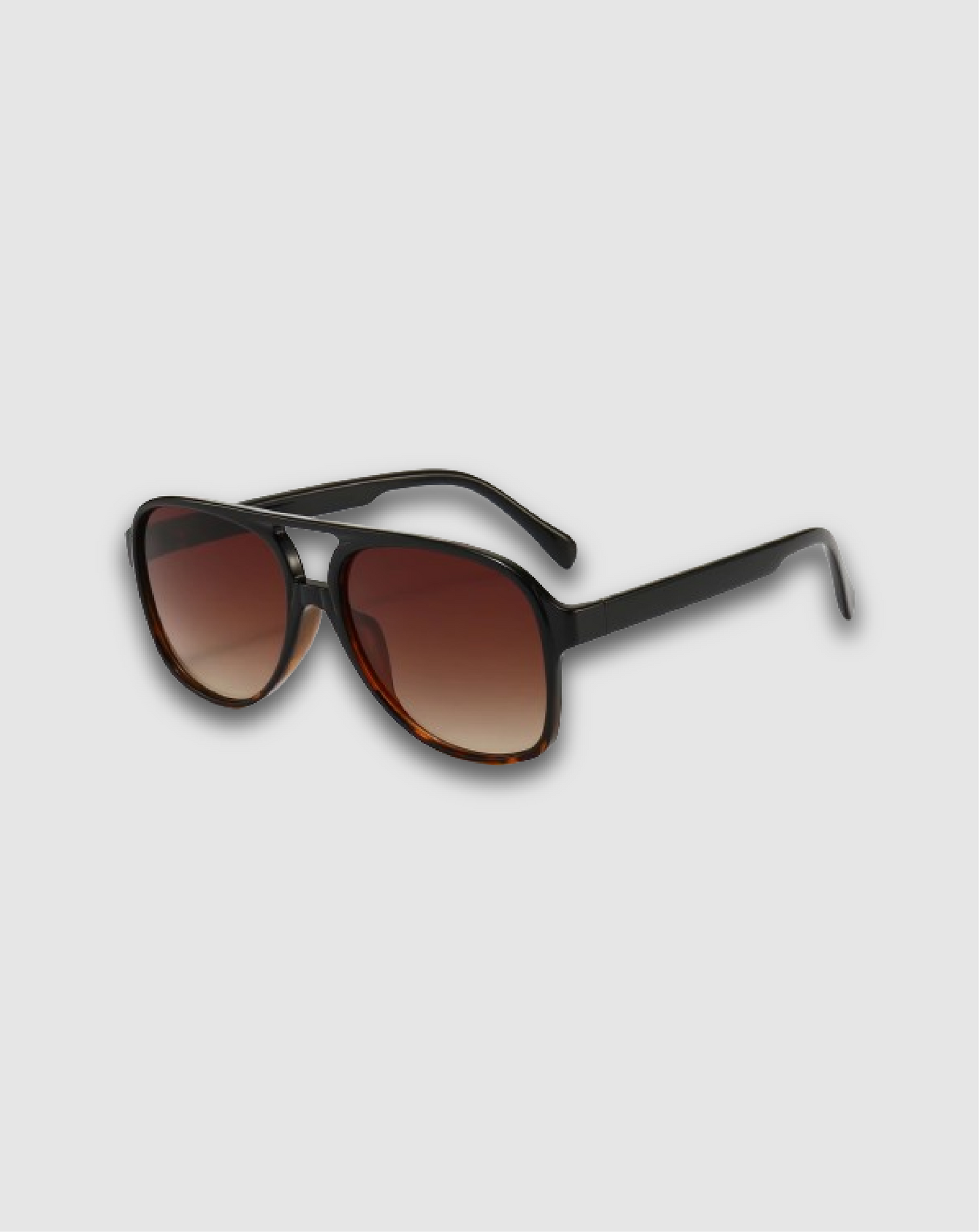 VONROE SUNGLASSES - BROWN/BLACK FADE