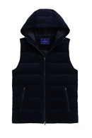 Vonroe Hooded Vest - Navy Blue (Pre Order)